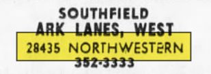 Star Lanes (Ark Lanes) - Apr 1971 Ad